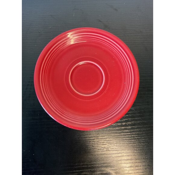 Fiesta Scarlet Red Ceramic Saucer Plate Replacement - Picture 1 of 2